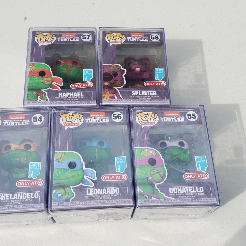 Ninja turtles art series complete set